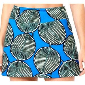 Patagonia Common Threads Mini Skirt Womens Small Blue Festival Summer Boho Chic